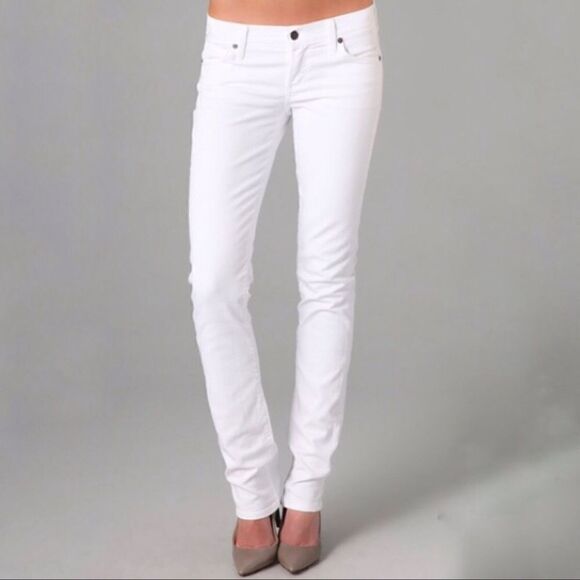 Revolve Citizens of Humanity Ava Straight Leg White Straight Leg Jeans - Picture 3 of 14